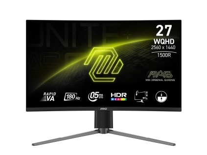 MSI MAG 27CQ6PF počítačový monitor 68,6 cm (27") 2560 x 1440 px Wide Quad HD LCD Černá