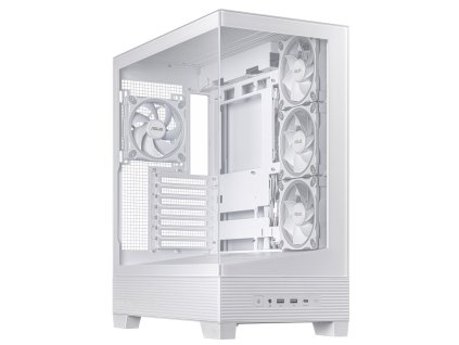 ASUS A31 Plus TG ARGB WHITE Midi Tower Bílá