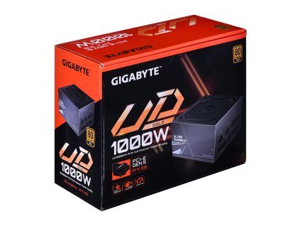 Gigabyte UD1000GM PG5 napájecí zdroj 1000 W 20+4 pin ATX ATX Černá