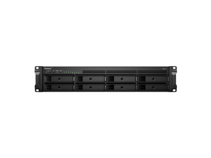 Synology RackStation RS1221+ úložný server NAS Rack (2U) Ryzen Embedded V1500B 4 GB DDR4 0 TB DiskStation Manager Černá