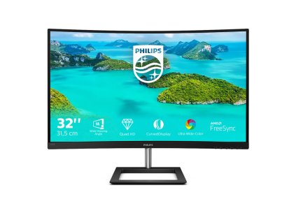 Philips E Line 325E1C/00 plochý počítačový monitor 80 cm (31.5") 2560 x 1440 px Quad HD LCD Černá
