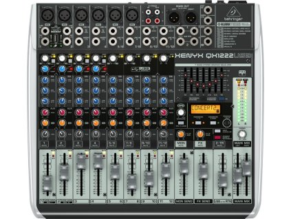 Behringer QX1222USB audio mixér 16 kanály/kanálů