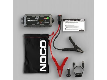 NOCO GB40 Boost 12V 1000A Jump Starter startovací zařízení s integrovanou 12V/USB baterií