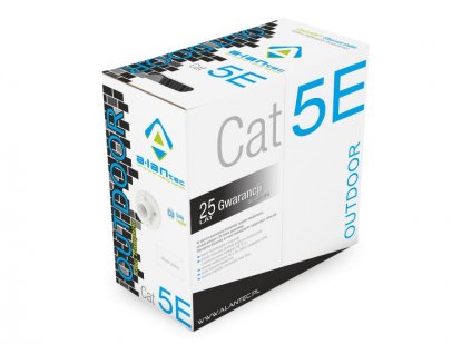 Alantec KIF5OUT305 síťový kabel Černá 305 m Cat5e F/UTP (FTP)