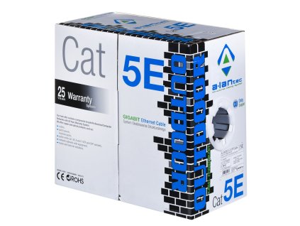 A-LAN KIU5OUTS305 síťový kabel Černá 305 m Cat5e U/UTP (UTP)