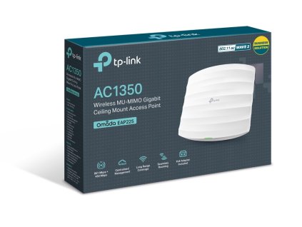 TP-Link Omada EAP225 Wi-Fi přístupový bod 1350 Mbit/s Bílá Podpora napájení po Ethernetu (PoE)