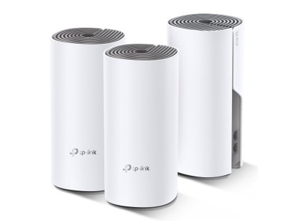 TP-Link Deco E4 (3-pack) Dvoupásmový (2,4 GHz / 5 GHz) Wi-Fi 5 (802.11ac) Bílá, Šedá 2 Vnitřní