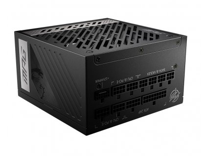 MSI MPG A1000G PCIE5 napájecí zdroj 1000 W 20+4 pin ATX ATX Černá
