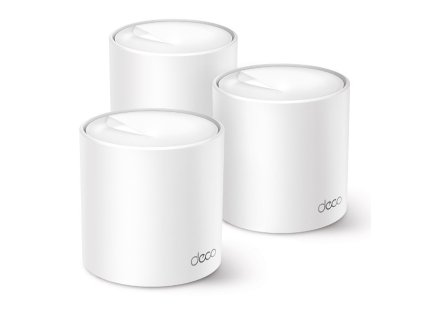 TP-Link Deco X50 (3-pack) Dvoupásmový (2,4 GHz / 5 GHz) Wi-Fi 6 (802.11ax) Bílá Vnitřní
