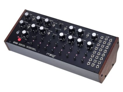 MOOG DFAM Analogový syntezátor semi-modulární bicí automat Černá