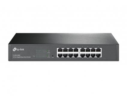 TP-Link TL-SG1016DE Řízený L2 Gigabit Ethernet (10/100/1000) 1U Černá