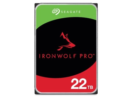 Seagate IronWolf Pro ST22000NT001 vnitřní pevný disk 22 TB 7200 ot/min 512 MB 3.5" Serial ATA III