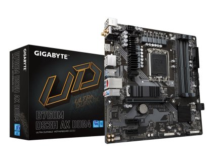 GIGABYTE B760M DS3H AX DDR4 základní deska Intel B760 Express LGA 1700 Micro ATX