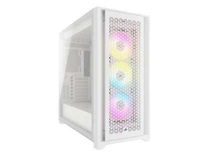 Corsair iCUE 5000D RGB Airflow Midi Tower Bílá