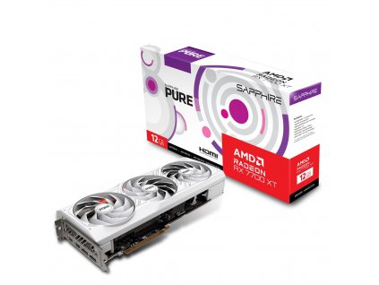 Grafická karta SAPPHIRE Radeon RX 7700 XT PURE GAMING OC 12GB GDDR6