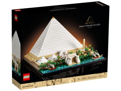 LEGO ARCHITECTURE 21058 VELKÁ PYRAMIDA V GÍZE
