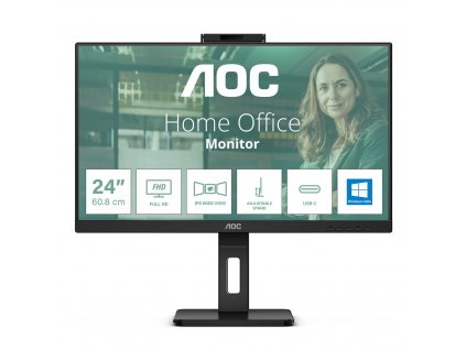 AOC 24P3CW počítačový monitor 60,5 cm (23.8") 1920 x 1080 px Full HD LED Černá