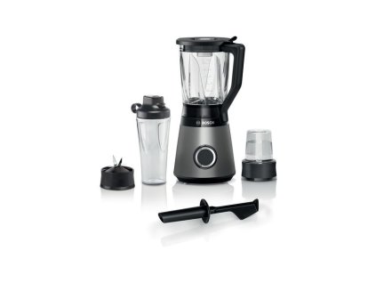Bosch Serie 4 MMB6177S mixér 1,5 l Stojací mixér 1200 W Černá, Stříbrná