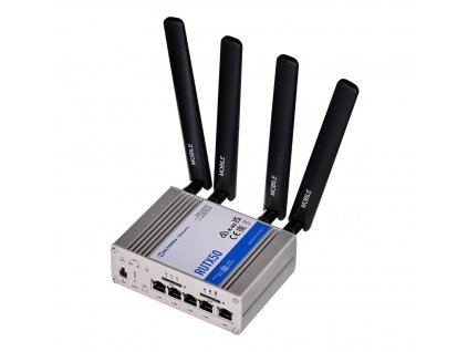 Teltonika RUTX50 bezdrátový router Gigabit Ethernet 5G Nerezová ocel