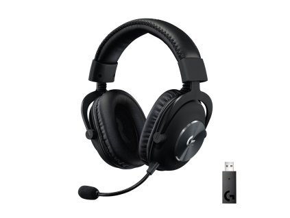 Logitech G 981-000907 sluchátka / náhlavní souprava Sluchátka s mikrofonem Bezdrátový Přes hlavu Hraní Černá
