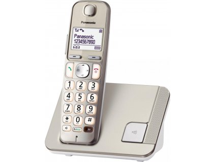 Telefon Panasonic DECT KX-TGE 210 PDN šampaňské zlato
