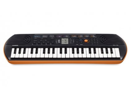 Casio SA-76 digitální piano 44 klíče/klíčů Černá, Hnědá, Bílá