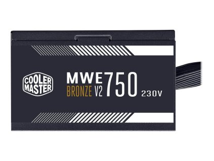 Cooler Master MWE 750 Bronze 230V V2 napájecí zdroj 750 W 24-pin ATX ATX Černá