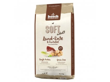 BOSCH Soft Adult Duck and Potatoes - suché krmivo pro psy - 12,5 kg