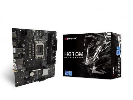 Biostar H610MT-E základní deska Intel H610 LGA 1700 Micro ATX