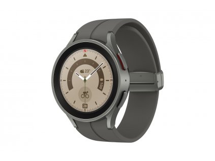 Samsung Galaxy Watch5 Pro 3,56 cm (1.4") OLED 45 mm Digitální 450 x 450 px Dotyková obrazovka Titanová Wi-Fi GPS