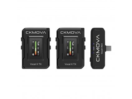 CKMOVA Vocal X V4 MK2 - bezdrátový systém usb-c se dvěma mikrofony