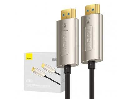 Kabel HDMI na HDMI Baseus High Definition 15 m, 4K (černý)