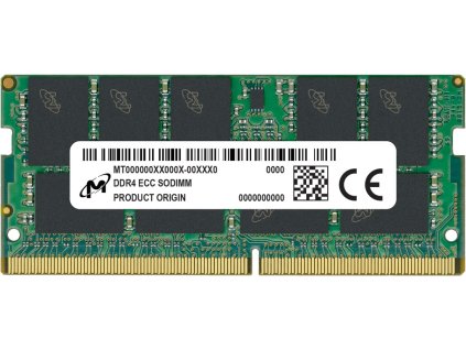 Micron SO-DIMM ECC DDR4 16GB 1Rx8 3200MHz PC4-25600 MTA9ASF2G72HZ-3G2R