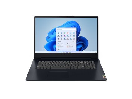 Lenovo IdeaPad 3 17IAU7 Intel® Core™ i5 i5-1235U Laptop 43,9 cm (17.3") Full HD 8 GB DDR4-SDRAM 512 GB SSD Wi-Fi 5 (802.11ac) Windows 11 Home Anglický Modrá