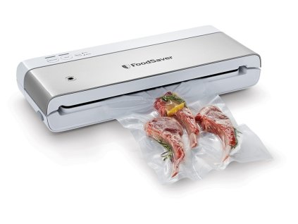 FoodSaver VS0100X vakuová balička Stříbrná, Bílá