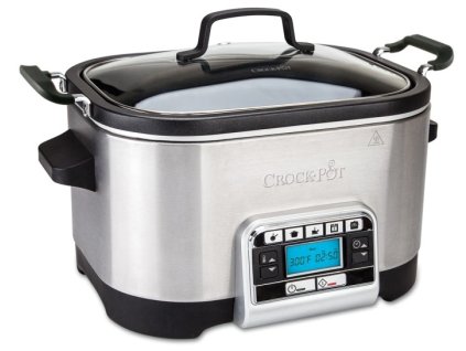 Crock-Pot CSC024X pomalovarný hrnec 5,6 l Černá, Nerezová ocel