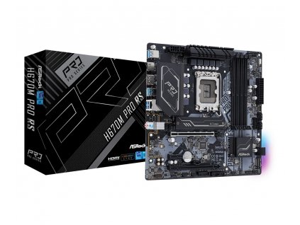 Asrock H670M Pro RS Intel H670 LGA 1700 Micro ATX