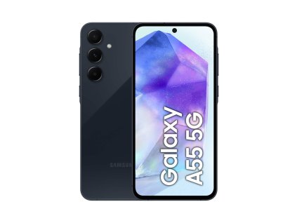 Samsung Galaxy A55 5G 16,8 cm (6.6") Hybridní Dual SIM Android 14 USB typu C 8 GB 128 GB 5000 mAh Námořnická modrá