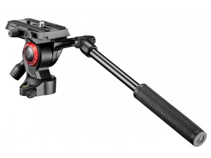 Manfrotto MVH400AH hlava pro stativ Černá Hliník 1/4" Fluidní