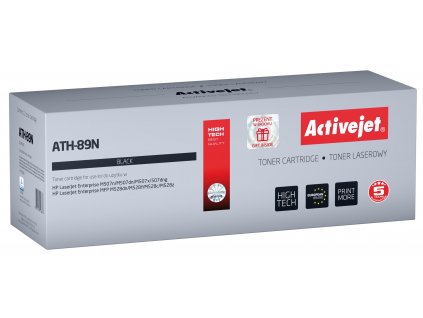 Activejet ATH-89N toner do tiskárny HP; Náhradní toner HP CF289A; Supreme; 5000 stran; černý - s čipem