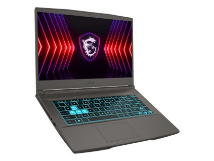 MSI Thin 15 Intel® Core™ i5 i5-12450H Laptop 39,6 cm (15.6") Full HD 16 GB DDR4-SDRAM 512 GB SSD NVIDIA GeForce RTX 3050 Wi-Fi 6E (802.11ax) Šedá