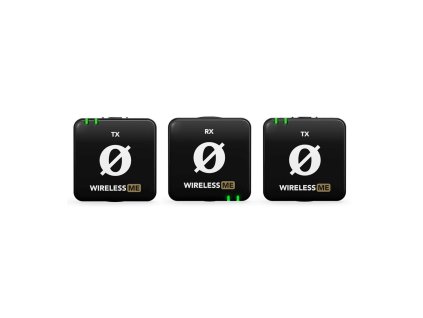 RØDE Wireless ME Dual - kompaktní bezdrátový mikrofonní systém se dvěma vysílači pro dvoukanálové nahrávání