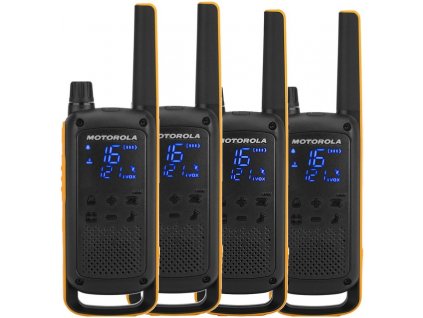 Motorola Talkabout T82 Extreme Quad Pack obousměrná vysílačka 16 kanálů černá,oranžová