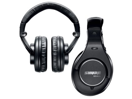 Shure SRH840 Sluchátka Kabel Černá