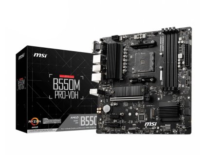 MSI B550M PRO-VDH AMD B550 Socket AM4 Micro ATX