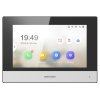 Hikvision DS-KH6320-WTE1 domácí interkom systém 17,8 cm (7") Černá, Stříbrná
