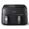 Philips 3000 series NA351/00 fritovací hrnec Dvojitý 9 l Samostatné 2750 W Horkovzdušná fritéza Černá, Stříbrná