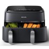 Philips 3000 series NA351/00 fritovací hrnec Dvojitý 9 l Samostatné 2750 W Horkovzdušná fritéza Černá, Stříbrná