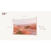 TCL 55A300W televizor 139,7 cm (55") 4K Ultra HD Smart TV Wi-Fi Bílá 450 cd/m²
