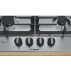 Bosch Serie 6 PCH6A5B90 varná deska Nerezová ocel Vestavěné 60 cm Plynový 4 zóna/zón